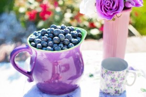 Healthy blueberries